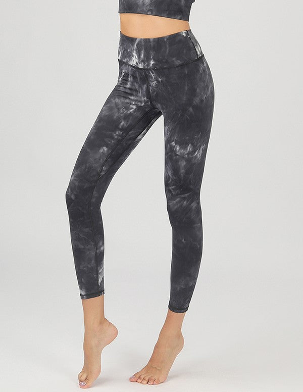 Tie-Dye Seamless High Waisted Leggings