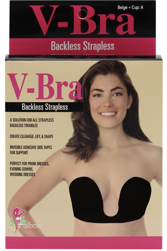 Backless Strapless V-Bra 7008