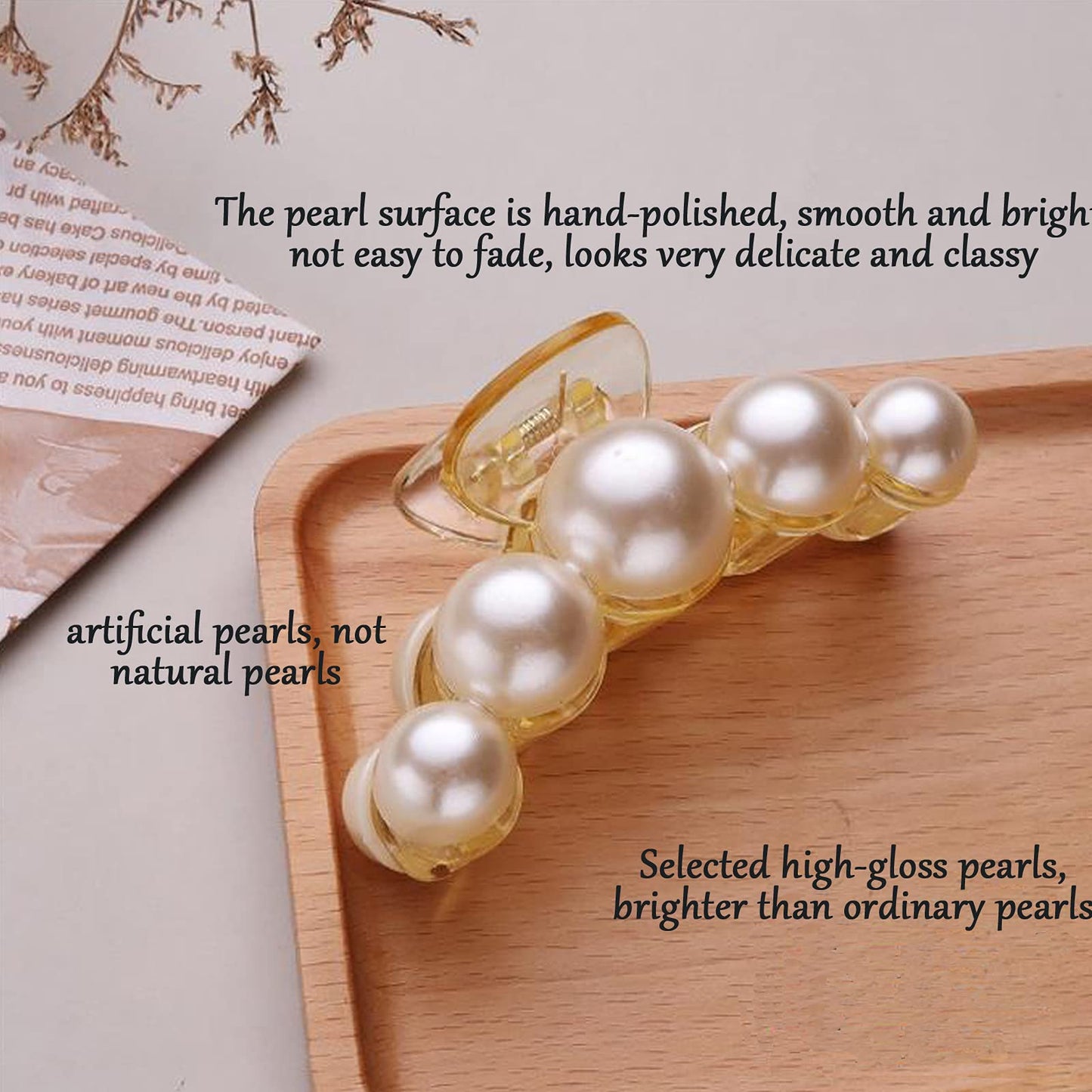 Pearl Hair Clips