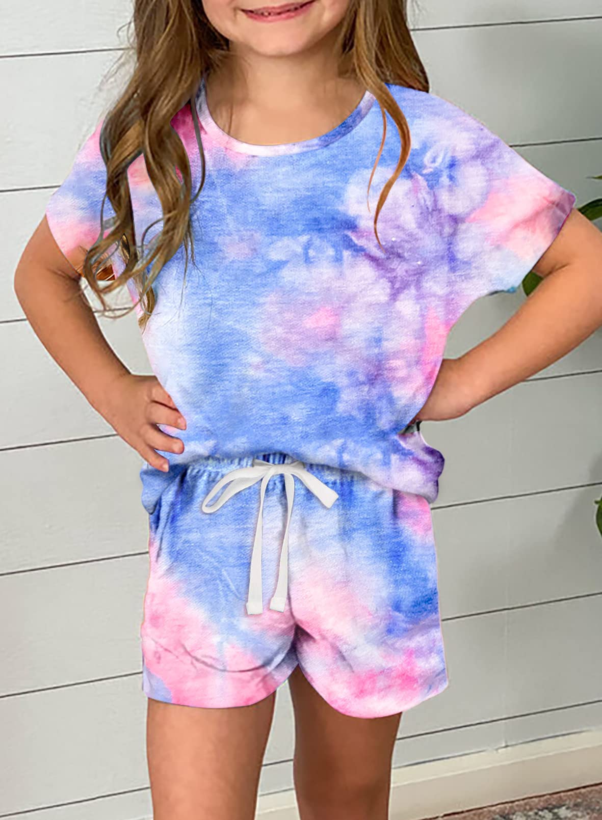 Girls tie dye 2 piece set