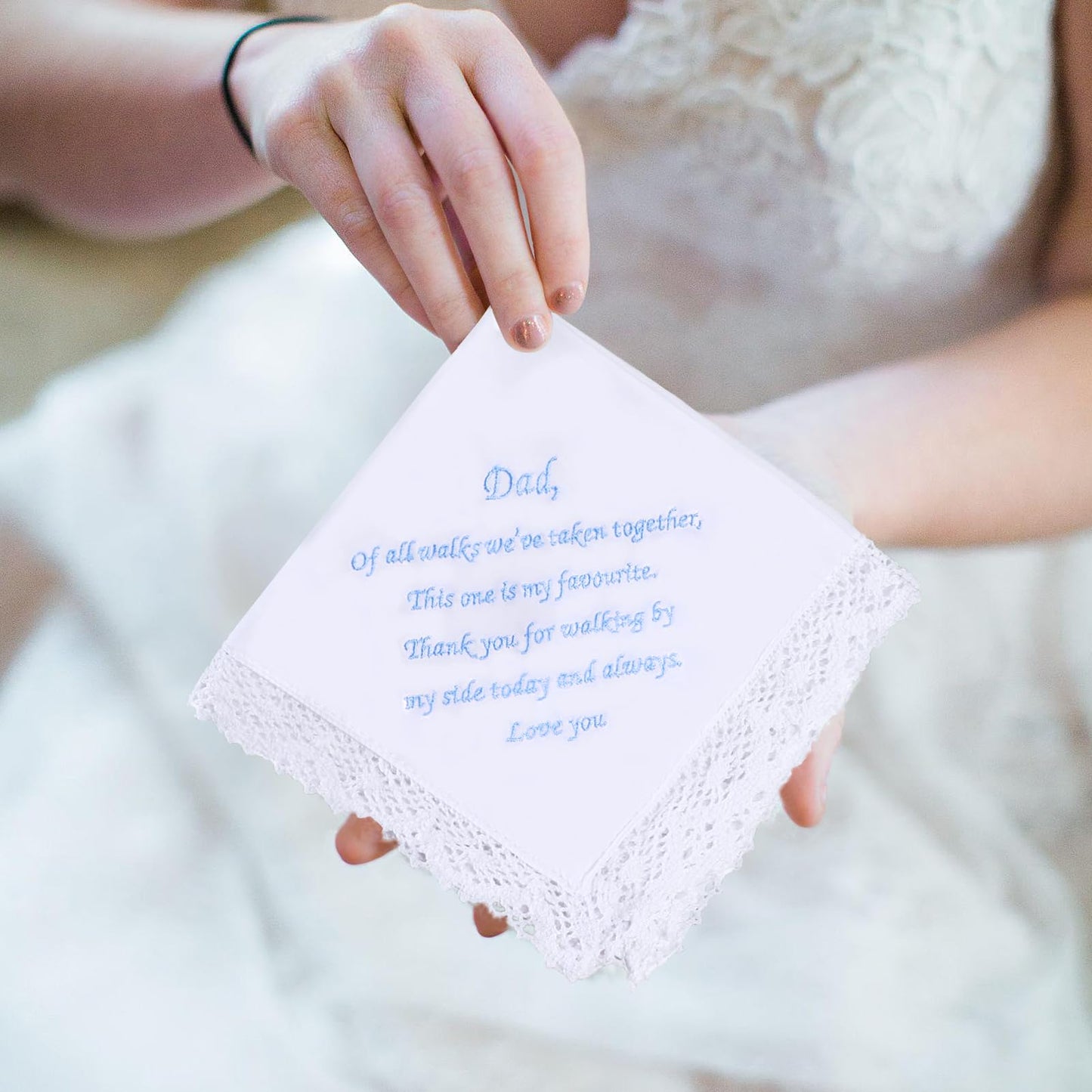 Wedding Handkerchief for Dad