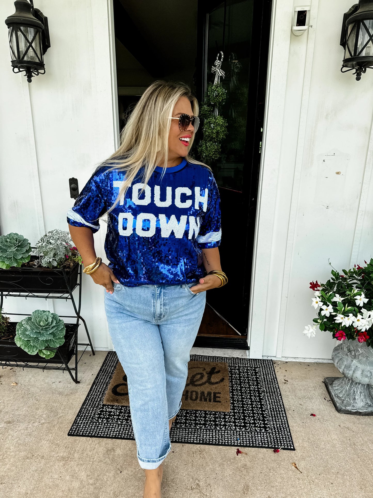 PREORDER: Game Day Sequin Top in Two Colors