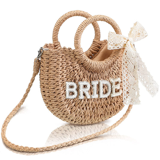 Bride - Straw Purse