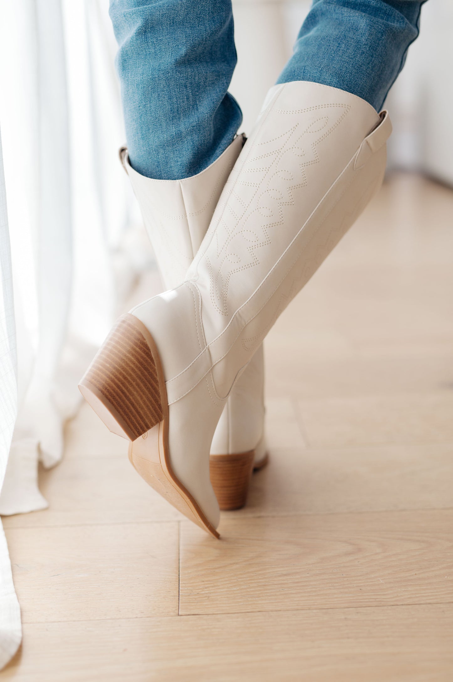 White Cowboy Boots