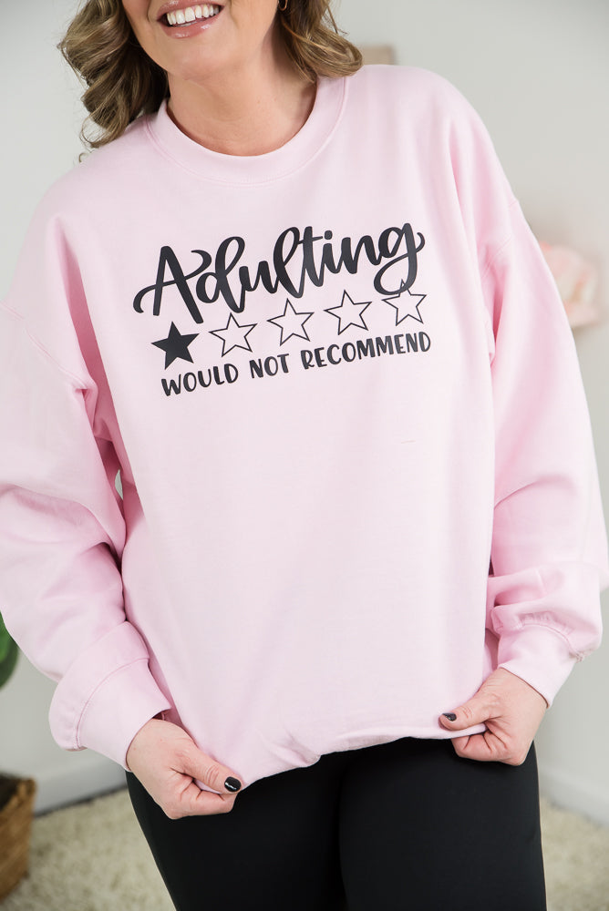 Adulting- One Star Crewneck