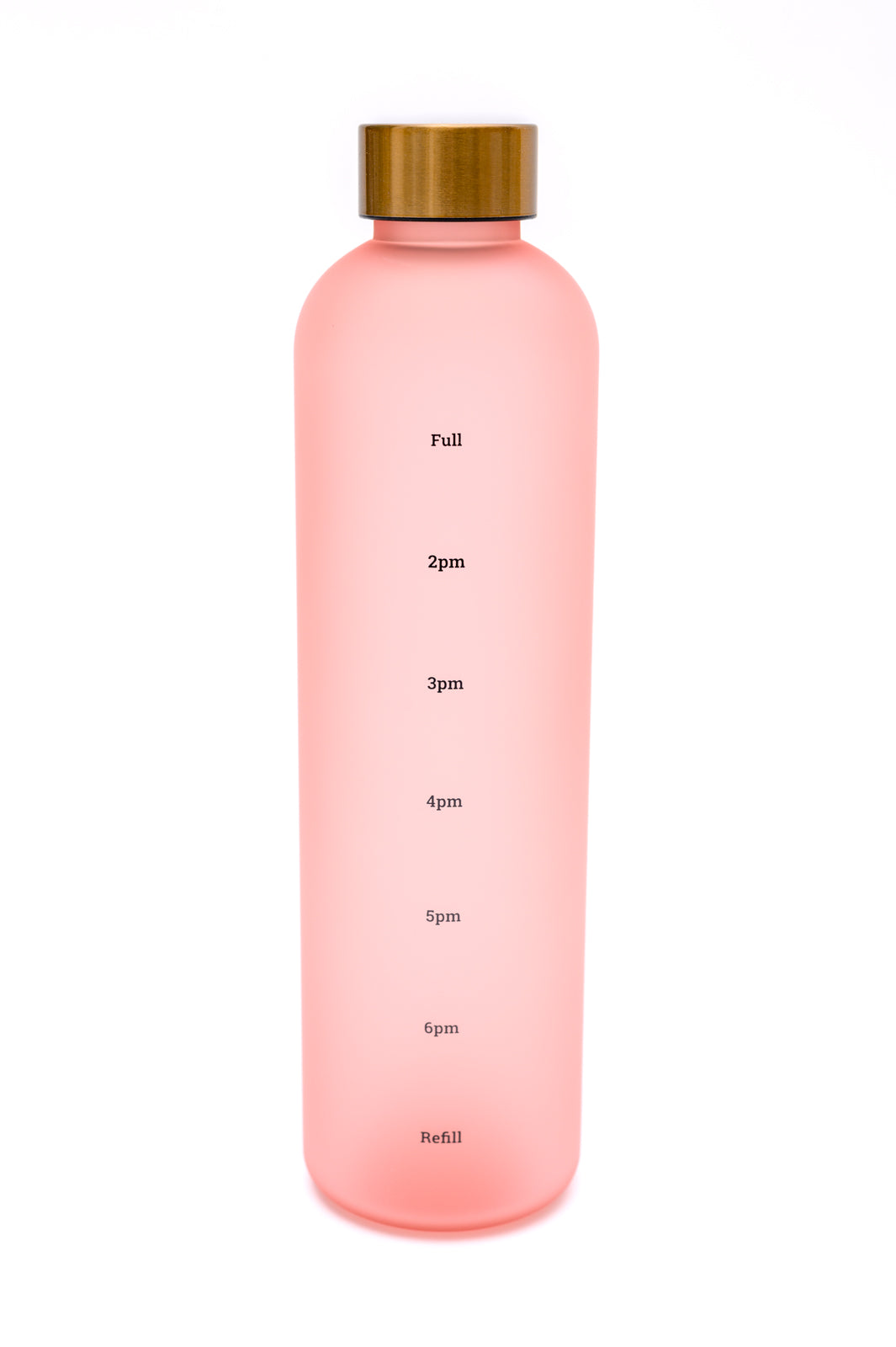 Sippin' Pretty 32 oz Translucent Water Bottle in Pink & Gold