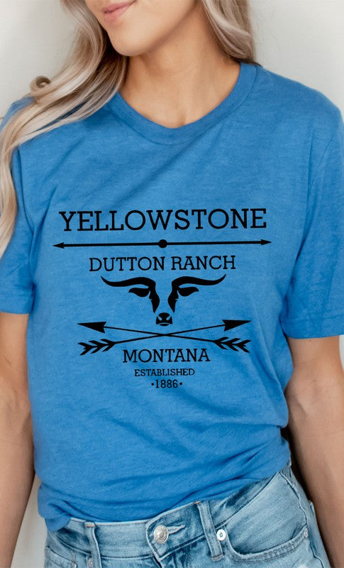 Yellowstone Dutton Ranch Montana Graphic Tee